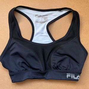 Black FILA Sports Bra (xs)
